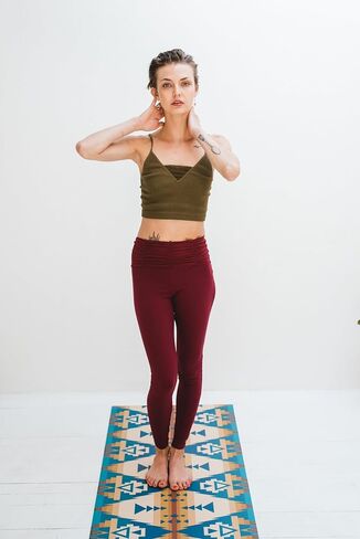 Pendleton x Yune Yoga 5mm PER Yoga Mat Premium All Purpose Exercise and Fitness Mat, Eco-Friendly, Extra Thick, Non-Slip, Anti-Tear New Designs in Saudi Arabia
