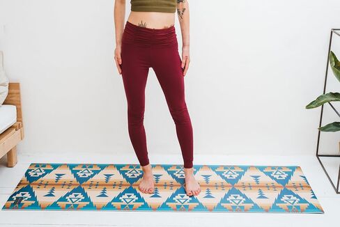 Pendleton x Yune Yoga 5mm PER Yoga Mat Premium All Purpose Exercise and Fitness Mat, Eco-Friendly, Extra Thick, Non-Slip, Anti-Tear New Designs in Saudi Arabia