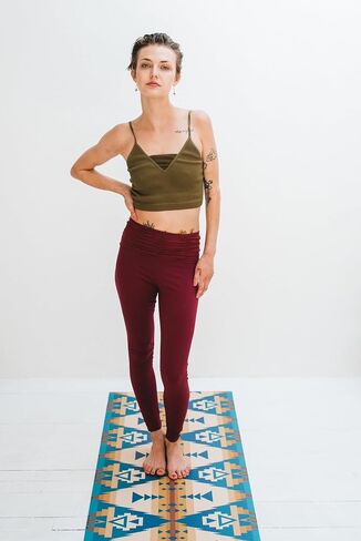 Pendleton x Yune Yoga 5mm PER Yoga Mat Premium All Purpose Exercise and Fitness Mat, Eco-Friendly, Extra Thick, Non-Slip, Anti-Tear New Designs in Saudi Arabia