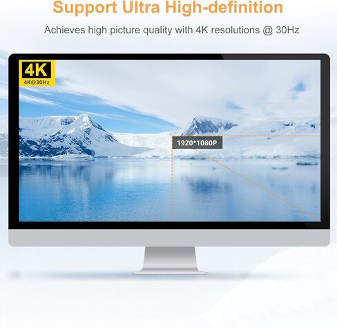 محول TESmart 4 منافذ HDMI KVM، يدعم 4K@30 هرتز RGB 4:4:4، محور USB 2.0، EDID، مفتاح التشغيل السريع، تبديل الأزرار، جهاز التحكم عن بعد بالأشعة تحت الحمراء، صندوق تبديل ماوس لوحة مفاتيح الكمبيوتر لـ 4 أجهزة كمبيوتر/خوادم/DVR مع كابلات بطول 5 أقدام in Kuwait