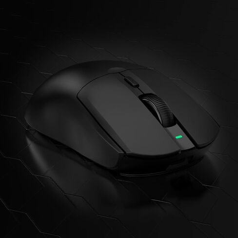 ماوس ألعاب ATTACK SHARK AJ139 G Pro خفيف الوزن للغاية 59 جرام مع مستقبل USB سلكي من النوع C يصل إلى 26000 نقطة في البوصة 6 أزرار قابلة للبرمجة PAW 3395 مستشعر مريح متماثل لأجهزة PS4 Xbox PC Mac Gamer (أسود) in Kuwait