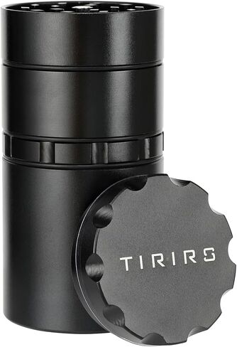 Spice Grinder with Storage Container (2 inches, Black). in Saudi Arabia