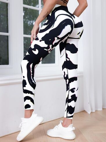 RASMEE Workout Leggings for Women Tummy Control High Waisted Seamless Compression Yoga Pants in Saudi Arabia
