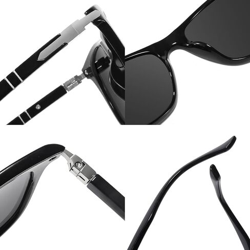 Polarized Sunglasses for Men and Women Lightweight TR90 Classic Frame - UV400 Protection in Saudi Arabia