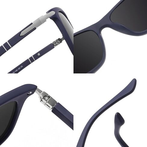 Polarized Sunglasses for Men and Women Lightweight TR90 Classic Frame - UV400 Protection in Saudi Arabia