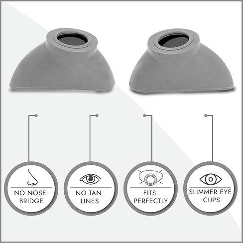 Super Sunnies Slim Flex UV Eye Protection, FDA Compliant Individual Tanning Goggles Eyeshields in Saudi Arabia
