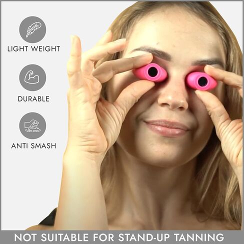 Super Sunnies Slim Flex UV Eye Protection, FDA Compliant Individual Tanning Goggles Eyeshields in Saudi Arabia