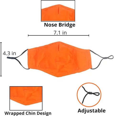 5 Pack of Kids Face Masks With 30 Filters and 1 Lanyard in Saudi Arabia