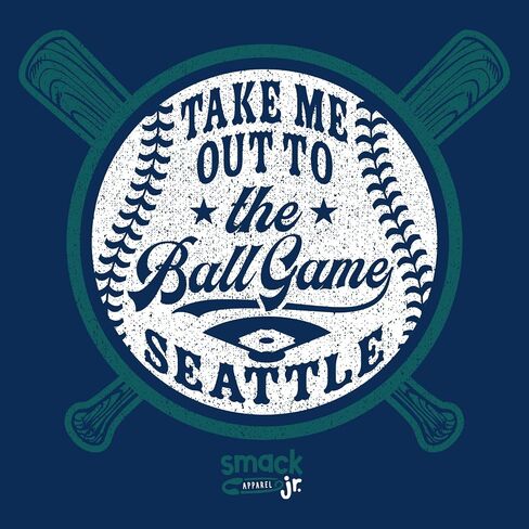 ملابس الأطفال Take Me Out to The Ball Game لعشاق البيسبول في سياتل (NB-7T) in Saudi Arabia