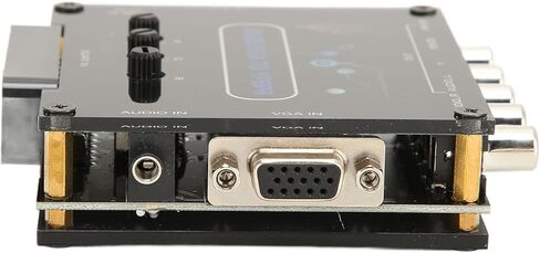 محول مكونات RGBS VGA SCART إلى YPBPR، مكون اختلاف اللون، يدعم إدخال القناة اليمنى واليسرى SCART in Kuwait