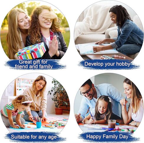 طلاء Wodison DIY بالأرقام للبالغين والأطفال، مجموعة طلاء زيتي للأحذية الوطنية ذات العلم الأمريكي على القماش مقاس 16 × 20 بوصة لديكور جدار المنزل للمبتدئين (بدون إطار) in Kuwait