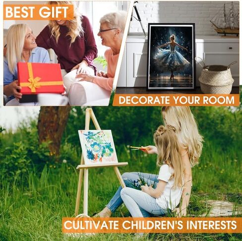 Diymood Paint by Numbers for Adults Girl, DIY Oil Painting Bird Acrylic Paint by Number Kits for Kids Adults Beginner for Home Wall Decor 20x20 inch in Saudi Arabia