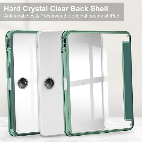Smart Case with Pen Holder for OnePlus Pad (2023) 11.6 inch, Ratesell Transparent Hard Shell Back Trifold Smart Cover Protective Slim Case for OnePlus Pad/Oppo Pad 2 Apricot in Saudi Arabia