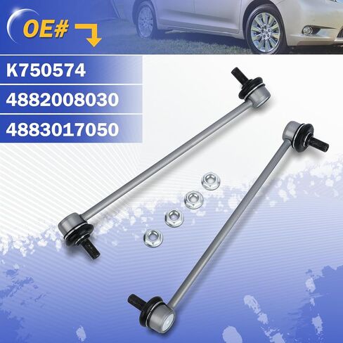 K750574 Zinc-Nickel Alloy Front Stabilizer Sway Bar End Link For 2011-2020 TOYOTA Sienna Replaces# 4882008030, 4883017050 in Saudi Arabia