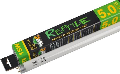LUCKY HERP 5.0 UVB Fluorescent Tube Terrarium Lamp for Tropical Reptiles - T8,15 Watts,18 Inches in Saudi Arabia