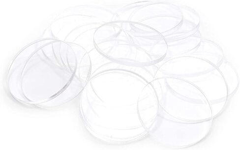Bright Creations 3mm Clear Acrylic Disks, Round Circles for Arts and Craft Supplies (2.25 in Diameter, 20 Pack) in Saudi Arabia