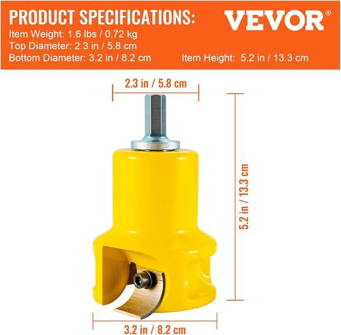 قاطع لسان VEVOR، 1 بوصة/25.4 مم و1.5 بوصة/38 مم و2 بوصة/50.8 مم، مع شفرات مستقيمة مزدوجة ومسامير أزرار، مجموعة رئيسية منزلية، قاطع أثاث من الألومنيوم والفولاذ الفاخر، أداة تجارية للمبتدئين في المنزل بنفسك in Saudi Arabia