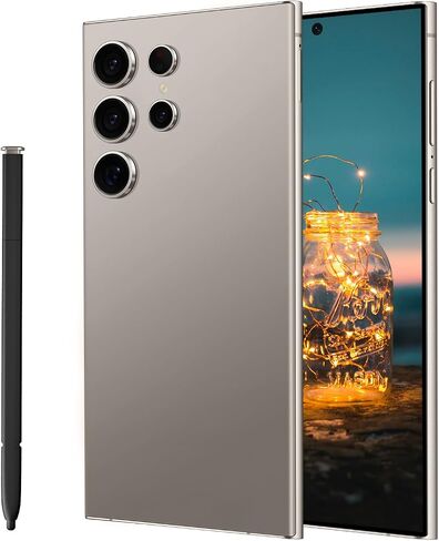 هاتف ذكي C24 Ultra 5G، هاتف غير مقفل 6+256 جيجابايت، أندرويد 13.0، كاميرا تكبير 48+108 ميجابكسل، شاشة 6.8 بوصة HD+، عمر بطارية طويل 6800 مللي أمبير، هاتف خلوي ثنائي الشريحة 5G، ثنائي الشريحة، هاتف مدمج بالقلم (أصفر ريش) in Saudi Arabia