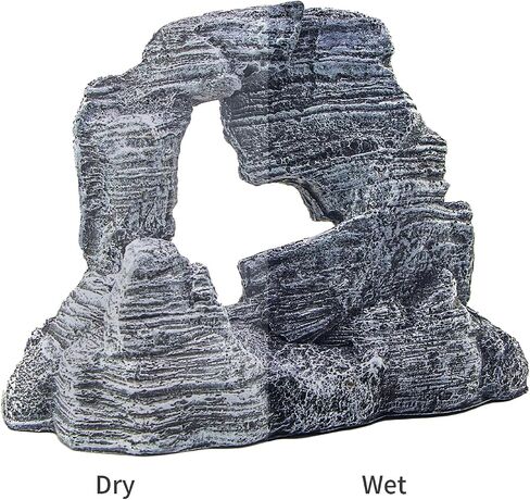 Natural Aquarium Rocks Aquascaping, Large Fish Tank Rock Decor, Hollow Design Aquarium Rock Decor, Reptile Climbing Decor, Aquarium Stone Landscaping Accessories in Saudi Arabia