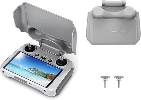 غطاء حماية من الشمس Mini 3 Pro، غطاء حماية لجهاز التحكم 2 في 1، واقي من الشمس لـ DJI RC Mini 3/Mini 3 Pro RC، غطاء شاشة حماية للتحكم عن بعد، ملحقات الطائرة بدون طيار (لوحدة التحكم DJI RC) in Kuwait