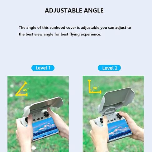غطاء حماية من الشمس Mini 3 Pro، غطاء حماية لجهاز التحكم 2 في 1، واقي من الشمس لـ DJI RC Mini 3/Mini 3 Pro RC، غطاء شاشة حماية للتحكم عن بعد، ملحقات الطائرة بدون طيار (لوحدة التحكم DJI RC) in Kuwait