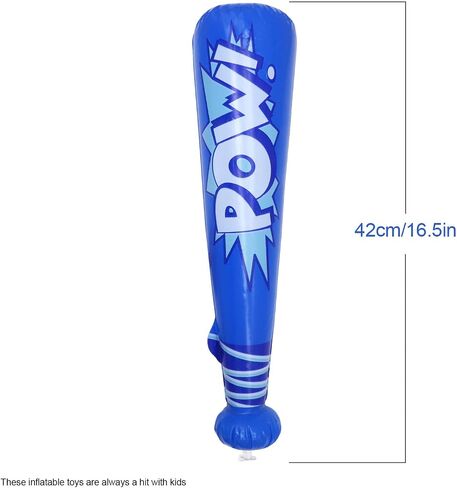 Pow Inflatable Baseball Bats Inflatable Toy Bat for Kids Baseball Party Decorations Favors Carnival Birthday Party Supplies D1-CQBQB in Saudi Arabia
