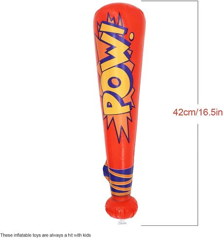 Pow Inflatable Baseball Bats Inflatable Toy Bat for Kids Baseball Party Decorations Favors Carnival Birthday Party Supplies D1-CQBQB in Saudi Arabia