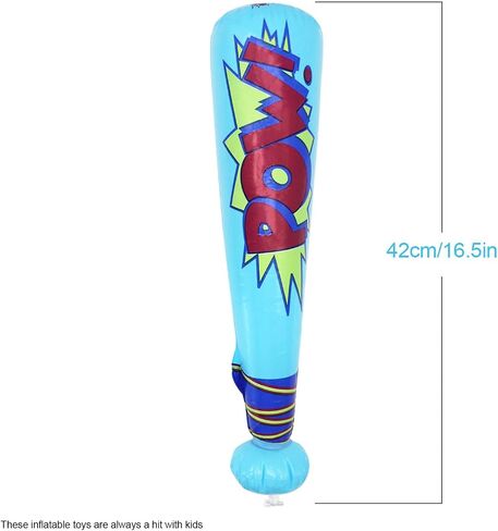 Pow Inflatable Baseball Bats Inflatable Toy Bat for Kids Baseball Party Decorations Favors Carnival Birthday Party Supplies D1-CQBQB in Saudi Arabia
