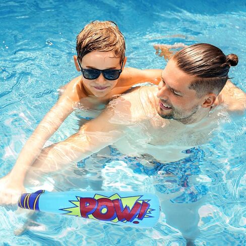 Pow Inflatable Baseball Bats Inflatable Toy Bat for Kids Baseball Party Decorations Favors Carnival Birthday Party Supplies D1-CQBQB in Saudi Arabia
