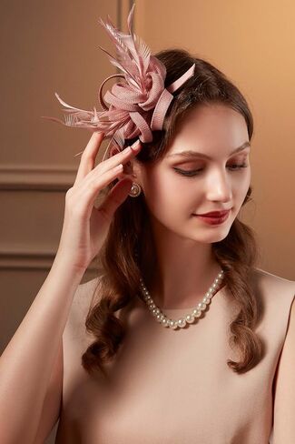 BABEYOND Fascinator Hats for Women Tea Party Hat Kentucky Knot Fascinators Headband Derby Hats Hair Clip Wedding in Kuwait