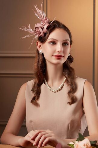 BABEYOND Fascinator Hats for Women Tea Party Hat Kentucky Knot Fascinators Headband Derby Hats Hair Clip Wedding in Kuwait
