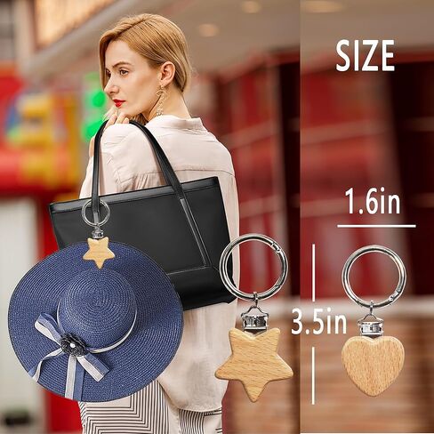 Dasezsdt Hat Clip for Bogg Bag Hat Holder for Bogg Bag chain Hat Holder Heart-shaped Handbag Backpack Purse Outdoor Travel Accessory Bogg Bag Accessories in Kuwait