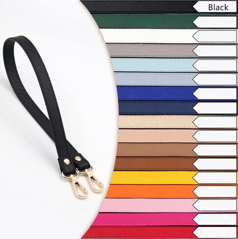 ESUPPORT Purse Straps Replacement Leather Handbags Shoulder Bag Wallet DIY 23.62 Inch Long (Black) in Saudi Arabia