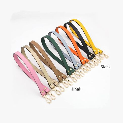 ESUPPORT Purse Straps Replacement Leather Handbags Shoulder Bag Wallet DIY 23.62 Inch Long (Black) in Saudi Arabia