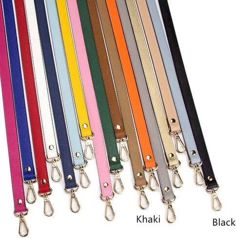 ESUPPORT Purse Straps Replacement Leather Handbags Shoulder Bag Wallet DIY 23.62 Inch Long (Black) in Saudi Arabia