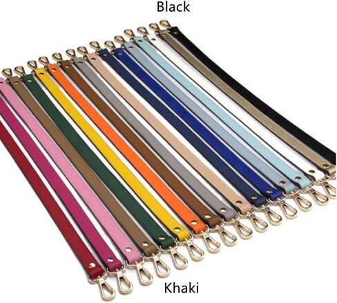 ESUPPORT Purse Straps Replacement Leather Handbags Shoulder Bag Wallet DIY 23.62 Inch Long (Black) in Saudi Arabia