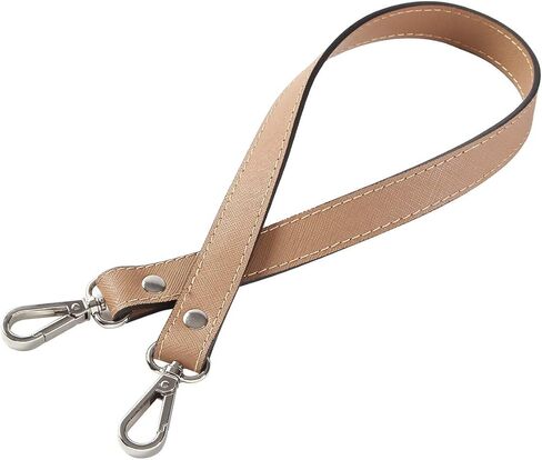 ESUPPORT Purse Straps Replacement Leather Handbags Shoulder Bag Wallet DIY 23.62 Inch Long Silver Metal Buckle in Saudi Arabia