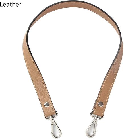 ESUPPORT Purse Straps Replacement Leather Handbags Shoulder Bag Wallet DIY 23.62 Inch Long Silver Metal Buckle in Saudi Arabia