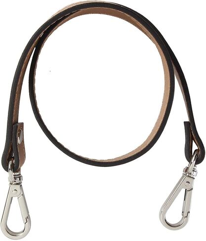 ESUPPORT Purse Straps Replacement Leather Handbags Shoulder Bag Wallet DIY 23.62 Inch Long Silver Metal Buckle in Saudi Arabia