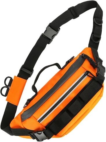 Fishing Tackle Bag with Adjustable Waist Strap, Waterproof fishing waist pack fly fishing bag tactical fanny pack for Fishing, Kayaking, Camping, Hiking in Kuwait