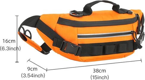 Fishing Tackle Bag with Adjustable Waist Strap, Waterproof fishing waist pack fly fishing bag tactical fanny pack for Fishing, Kayaking, Camping, Hiking in Kuwait