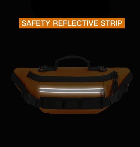 Fishing Tackle Bag with Adjustable Waist Strap, Waterproof fishing waist pack fly fishing bag tactical fanny pack for Fishing, Kayaking, Camping, Hiking in Kuwait