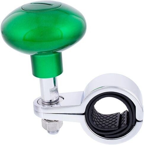 United Pacific 70364 Heavy Duty Steering Wheel Spinner, ABS Plastic, Die-Cast Clamp, Reduce Effort & Fatigue – Cadmium Orange – ONE Unit in Saudi Arabia