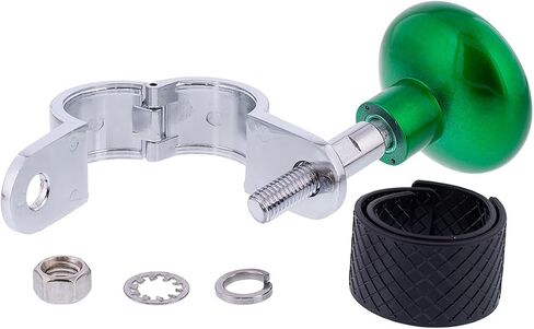 United Pacific 70364 Heavy Duty Steering Wheel Spinner, ABS Plastic, Die-Cast Clamp, Reduce Effort & Fatigue – Cadmium Orange – ONE Unit in Saudi Arabia