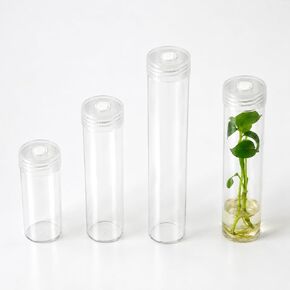 100ml Plant Tissue Culture Tube, 100% Virgin Polycarbonate Clear Laboratory Tube for Plant Tissue Culture and Plant Propagation, Reusable, Autoclave Ready up to 130°C, 200 × 30mm, 30 Pack in Kuwait