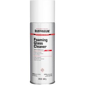Rust-Oleum Professional Cleaners Foaming Glass Cleaner | 20oz Aerosol Can | Professional Strength | Ammonia-Free | Fresh Scent | 12 Pack in Kuwait