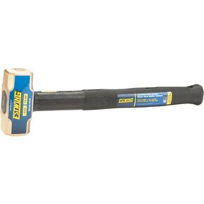 Estwing 4-Pound Brass Sledge Hammer for Metalworking/Automotive/Mining Use, Steel Locked Head, 16-Inch Indestructible Handle with Vulcanized Rubber Overlay, Reinforced Lanyard Hole in Kuwait
