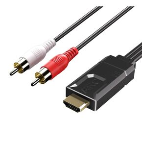 eARC/ARC to RCA Audio Converter for TV to Speaker, 192KHz CEC Volume Control, Only Supports PCM2.0, ARC to RCA Audio Extractor Cable 6 FT in Kuwait