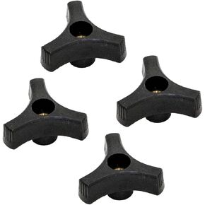 4 Pack Wing Nut Knob, 3/8-16 Thread 2 Inch Length Panel Fastening Knob, Universal Replacement Knob for Lawn Care Equipment in Saudi Arabia