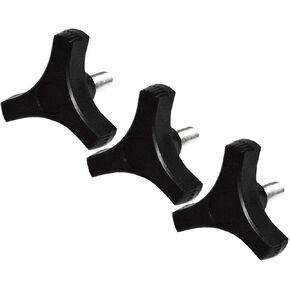 3 Pack Wing Nut Knob, 3/8-16 Thread Deck Adjustment Knob, Lawn Mower Replacement Fastener Knob 481625-01 in Saudi Arabia